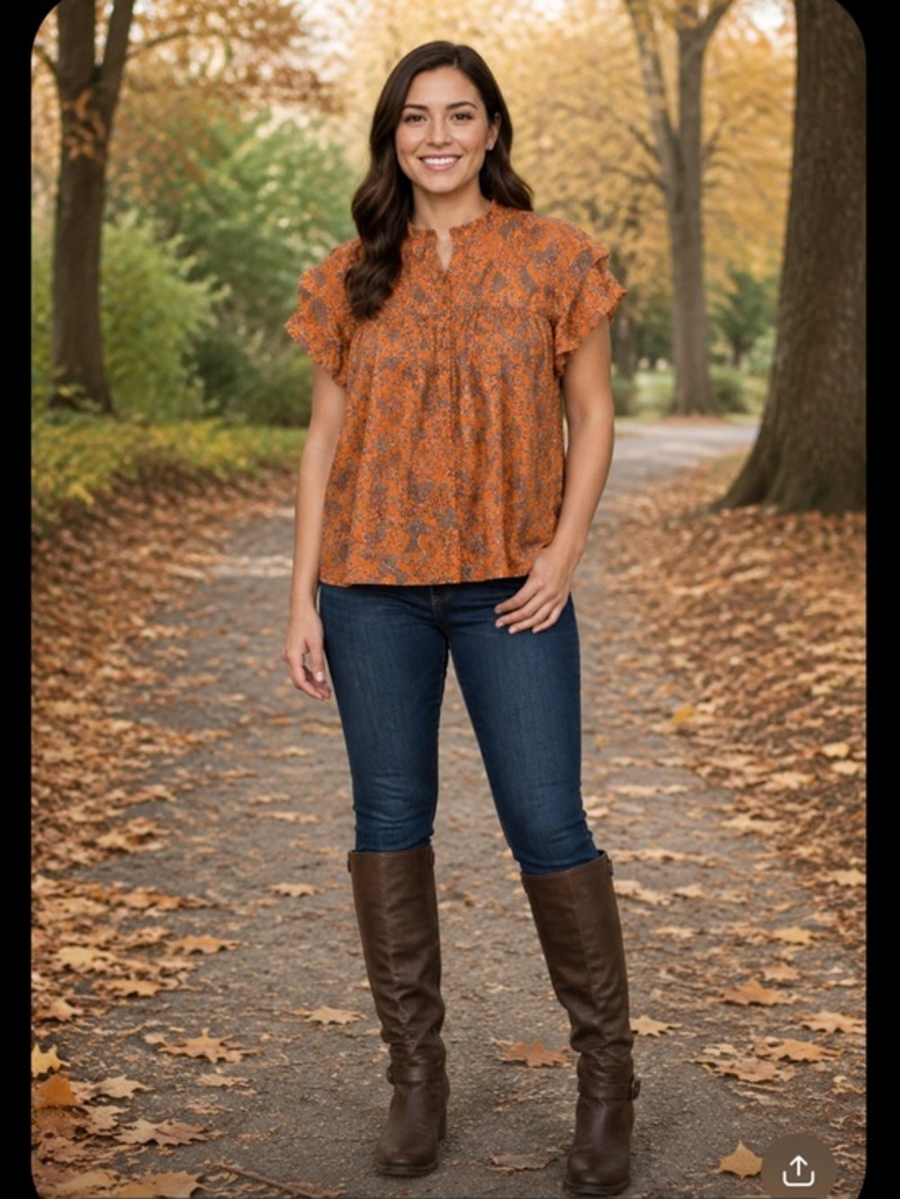 Sister Mary Bertha boho Cotton Flutter Sleeve Blouse